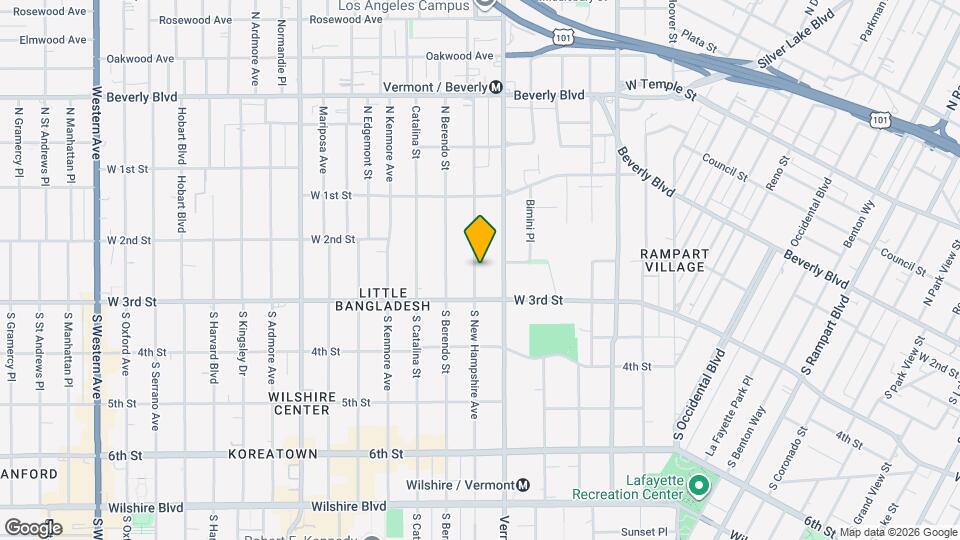 246 S New Hampshire Ave Map and Location Details