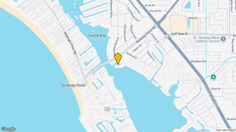 1602 Stickney Point Rd Mapa y Detalles de la Ubicación
