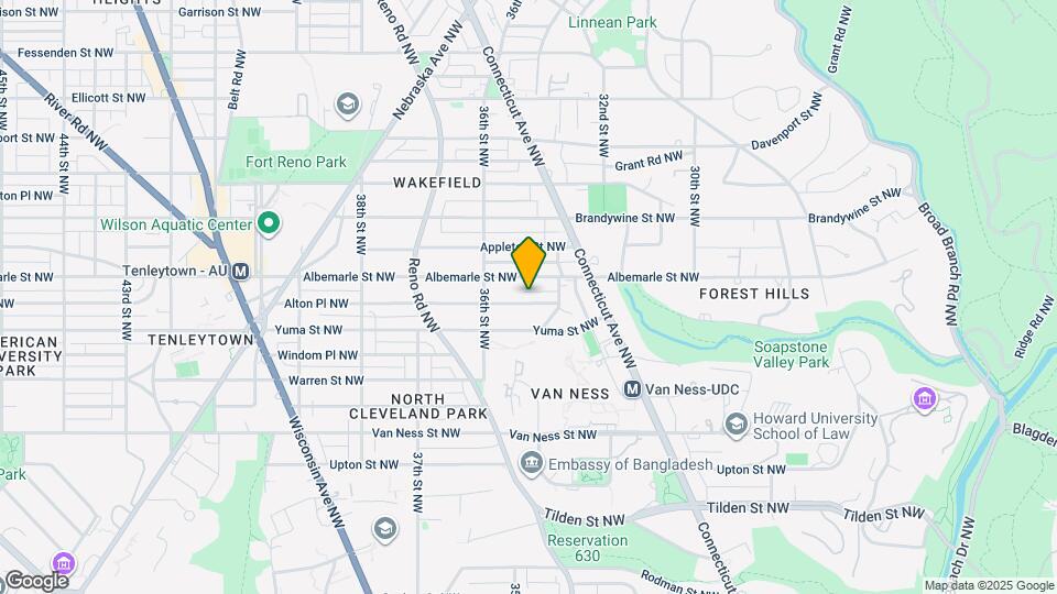 3517 Alton Pl NW Map and Location Details