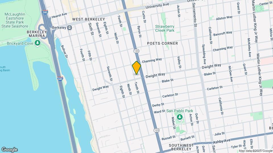 2449 10th St Map and Location Details