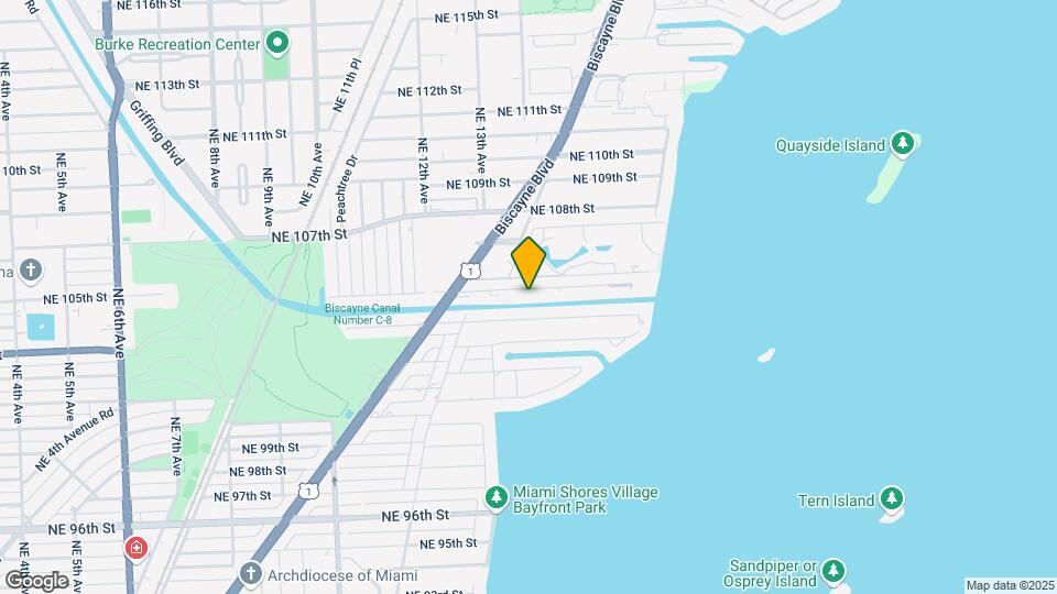 1330 NE 105th St Map and Location Details