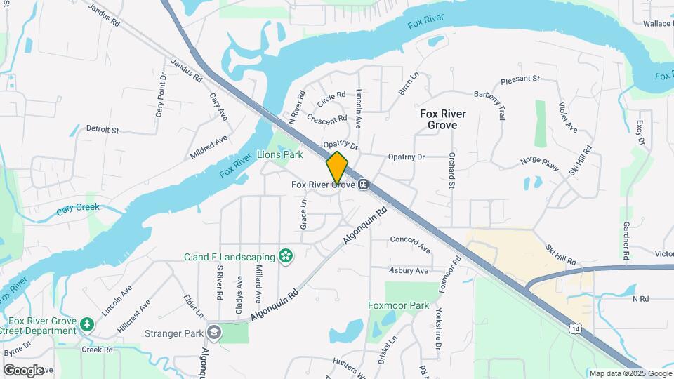 412 Lincoln Ave Map and Location Details