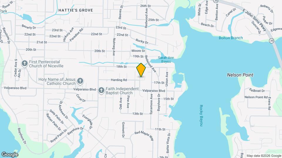 400 Harding Rd Map and Location Details
