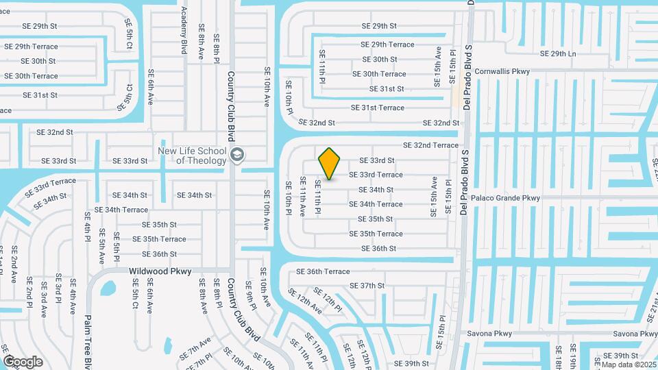 1123 SE 34th St Map and Location Details