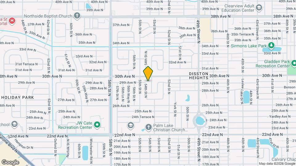 2899 54th St N Map and Location Details