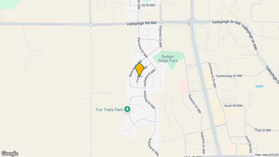 2770 Tomah Pl NW Map and Location Details