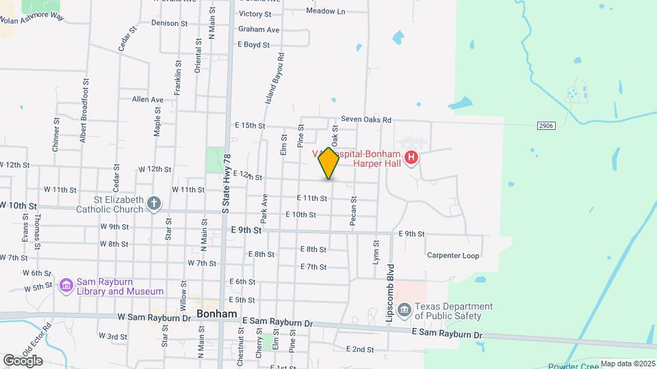 714 E 12th St Map and Location Details