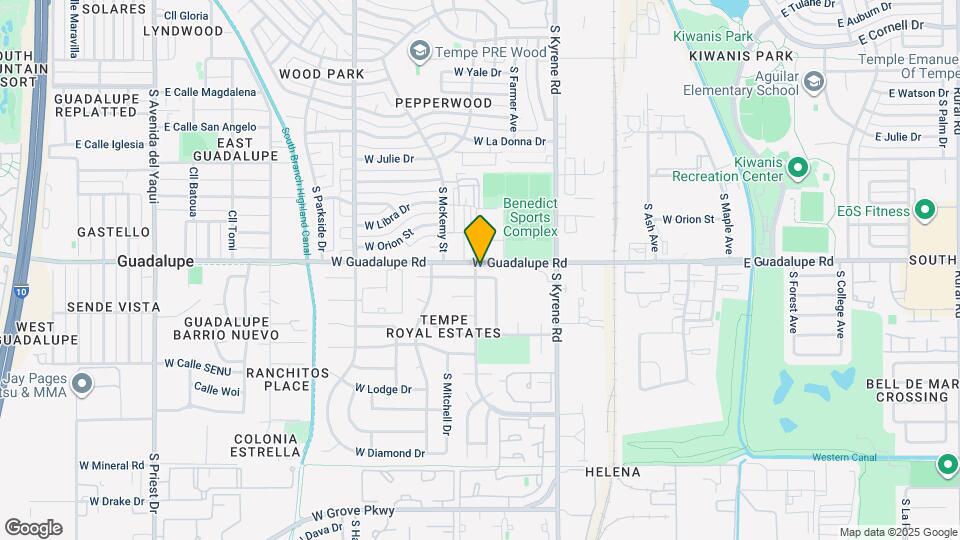 626 W Paseo Way Map and Location Details