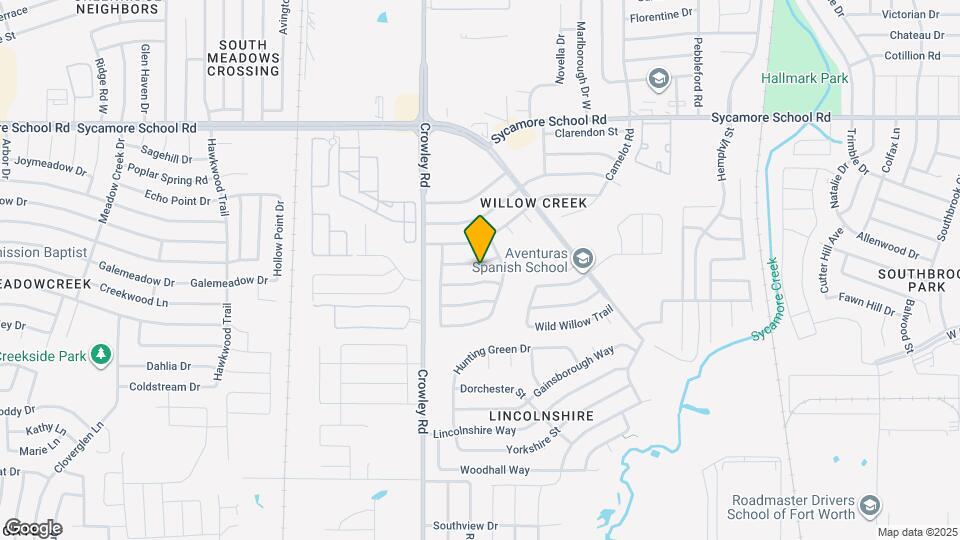 1913 Green Willow Dr Map and Location Details