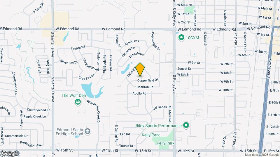 1301 Copperfield Dr Map and Location Details