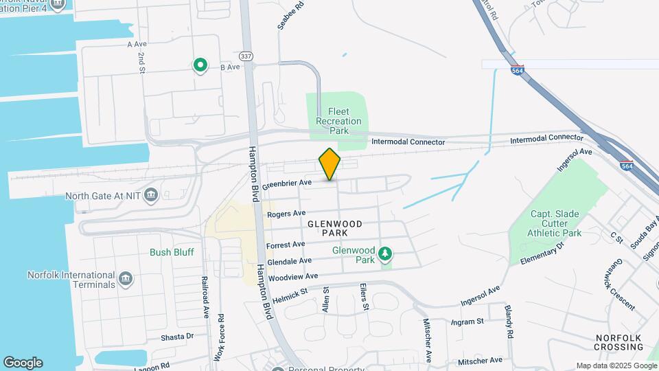 253 Greenbrier Ave Map and Location Details