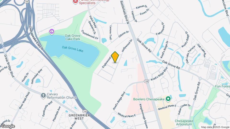 908 Hollywood Dr Map and Location Details