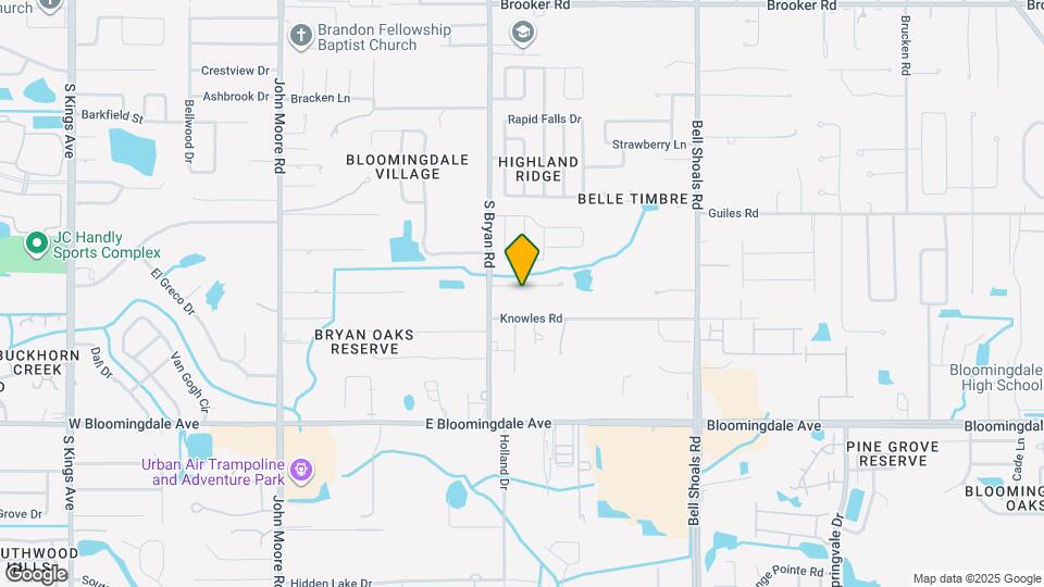 509 Bryan Valley Ct Mapa y Detalles de la Ubicación