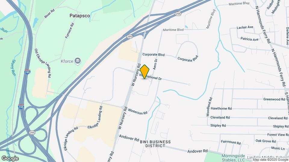 Furnished Studio-Baltimore - BWI Airport - Map and Location Details