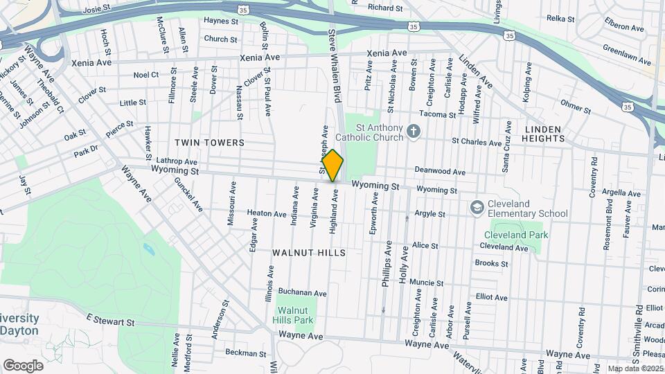 1528 Wyoming St Map and Location Details