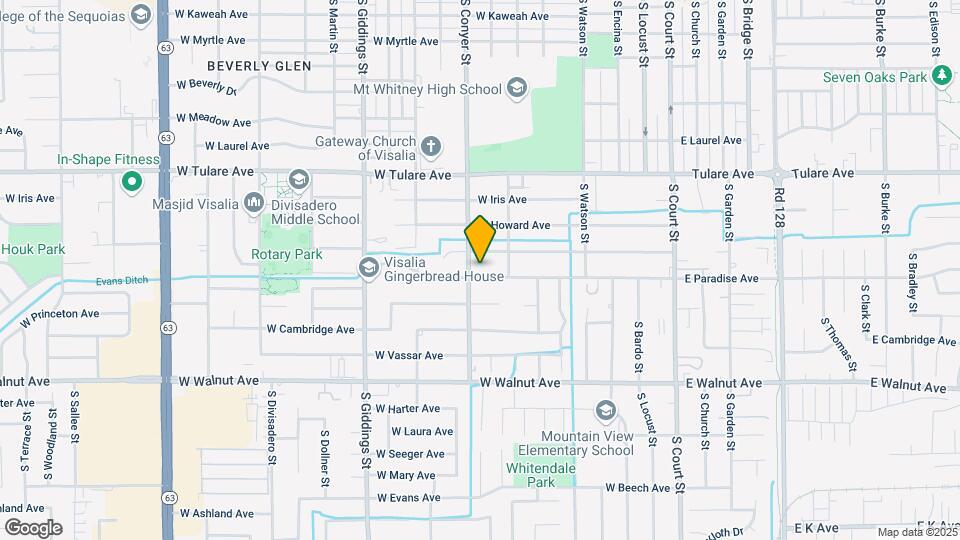 826 W Paradise Ave Mapa y Detalles de la Ubicación