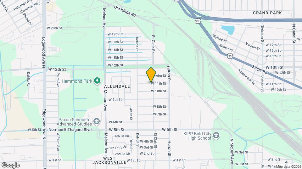 2022 St Clair St Map and Location Details