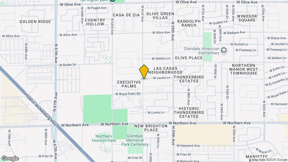 6049 W Laurie Ln Map and Location Details