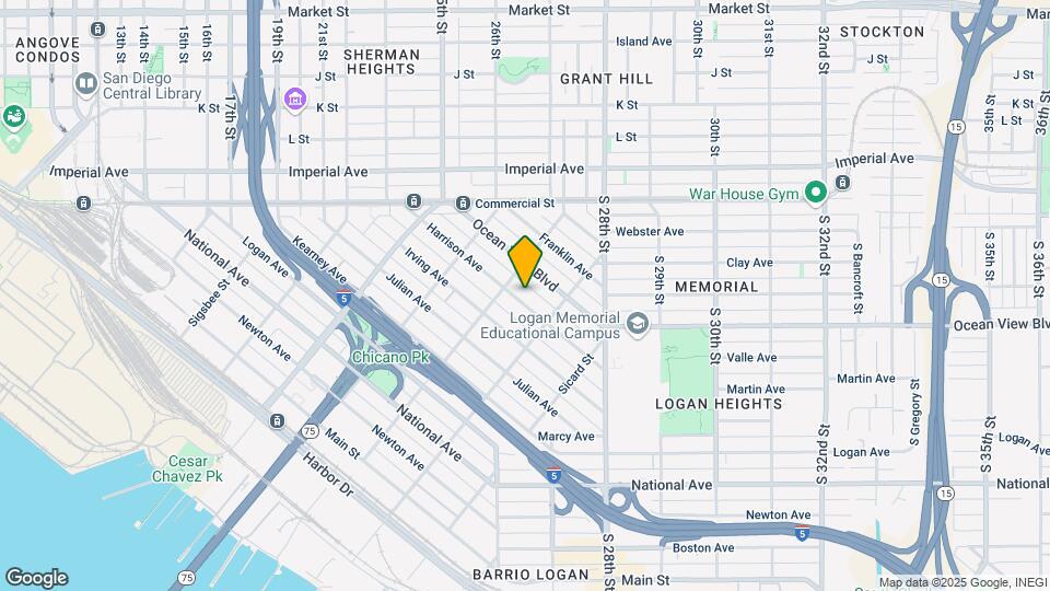 2136 Harrison Ave Map and Location Details