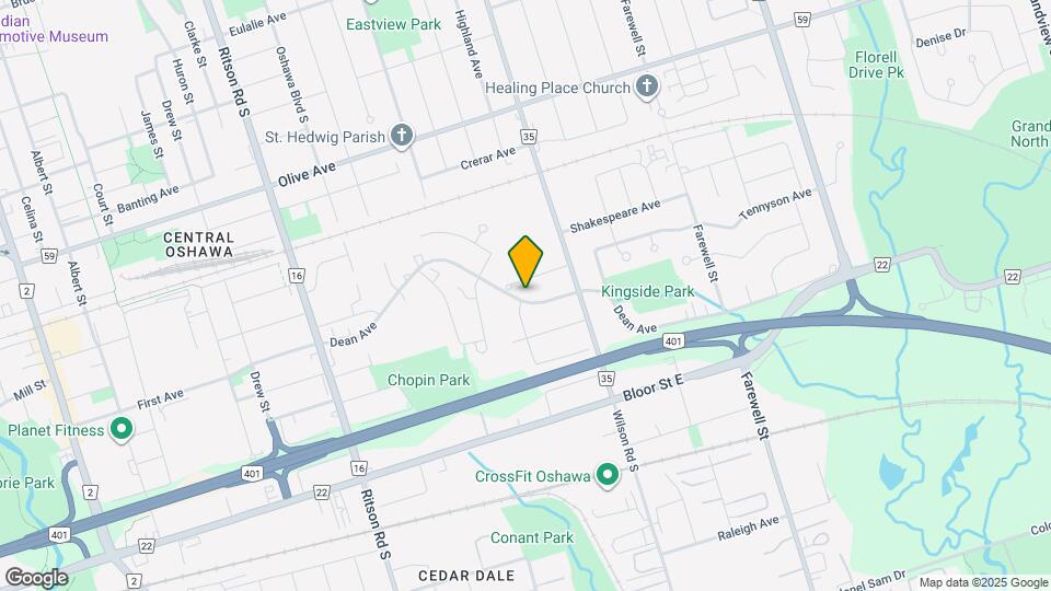 488 Dean Ave Map and Location Details