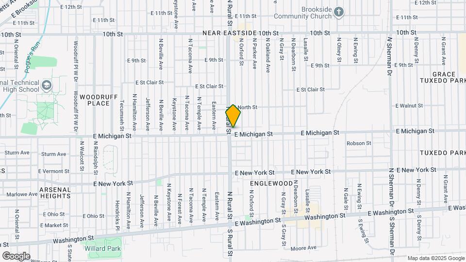 2810 E Michigan St Map and Location Details