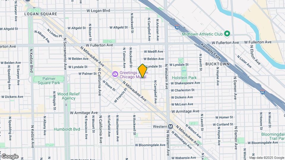 2161 N Maplewood Ave Map and Location Details