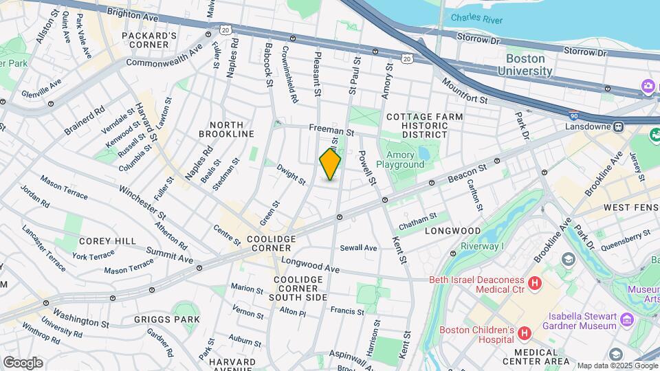 53 Parkman St, Unit 3A Map and Location Details