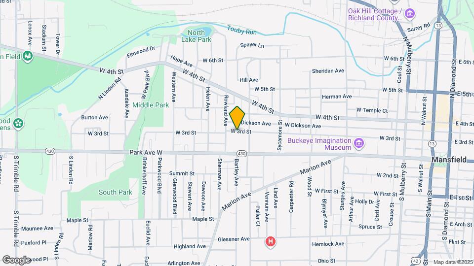 463 W 3rd St Map and Location Details