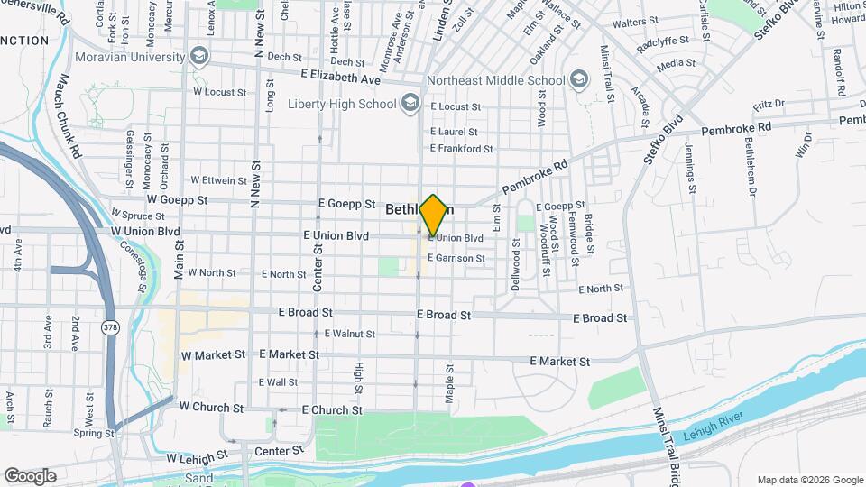 316 E Union Blvd Map and Location Details