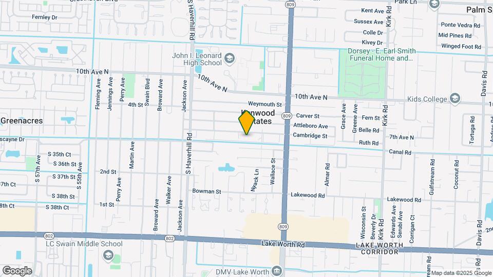 4705 Springfield St Map and Location Details