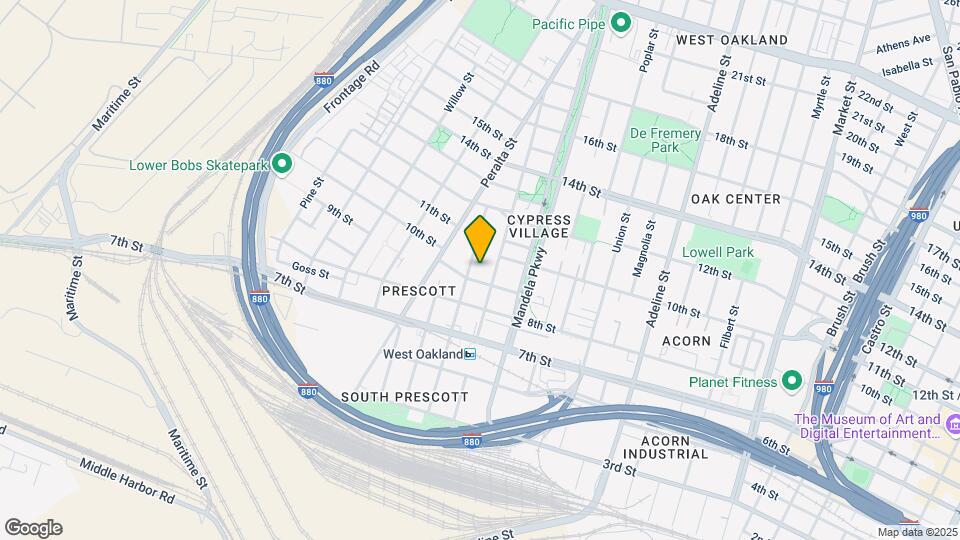 926 Chester St, Unit C Map and Location Details