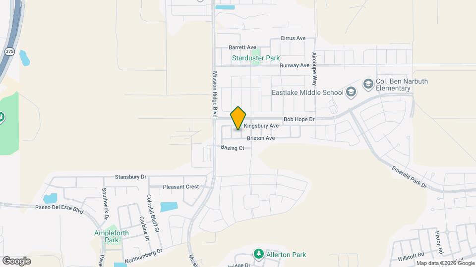 909 Malven Pl Map and Location Details