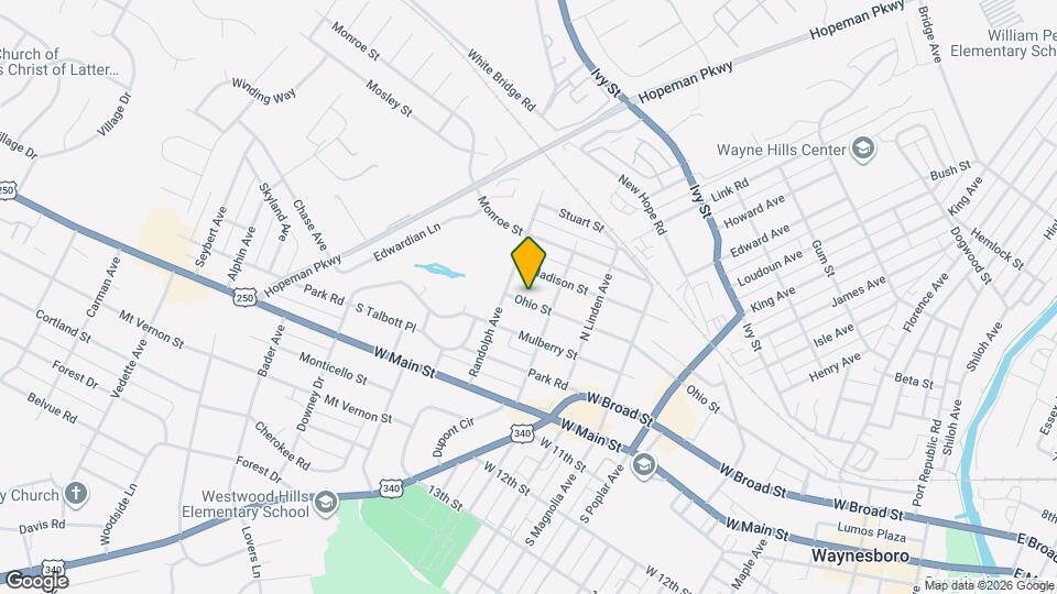 1621 Ohio St Map and Location Details