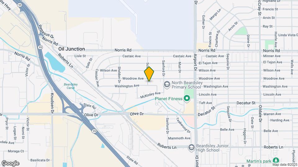 1122 Washington Ave Map and Location Details