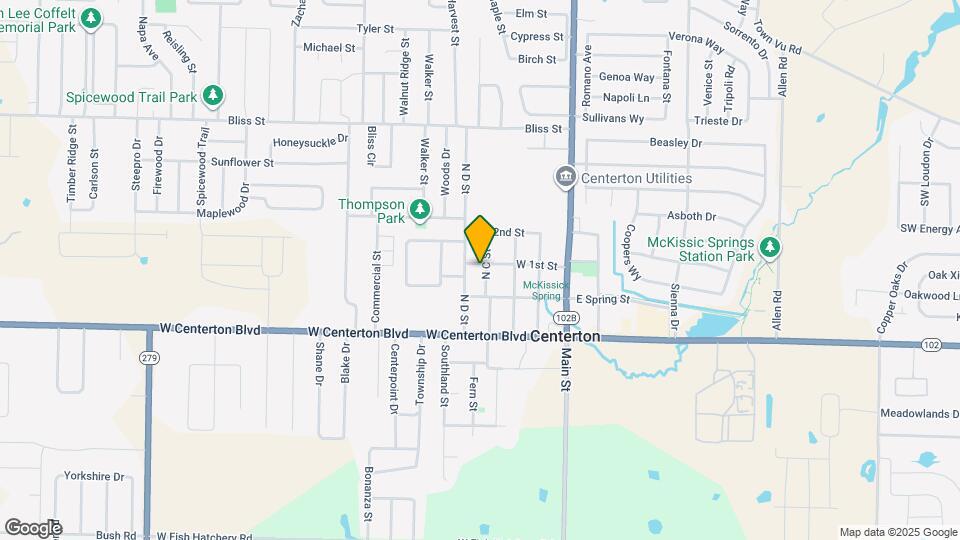 289 N C St Map and Location Details