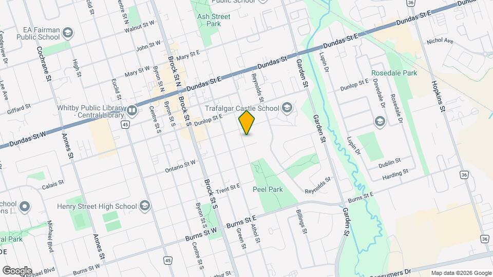 409 Peel St Map and Location Details