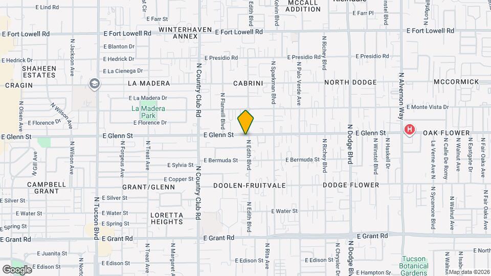 2763 N Edith Blvd Map and Location Details