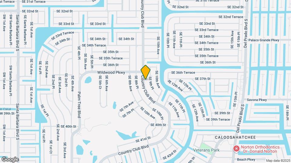 3633 Country Club Blvd, Unit 2 - Left Side Map and Location Details