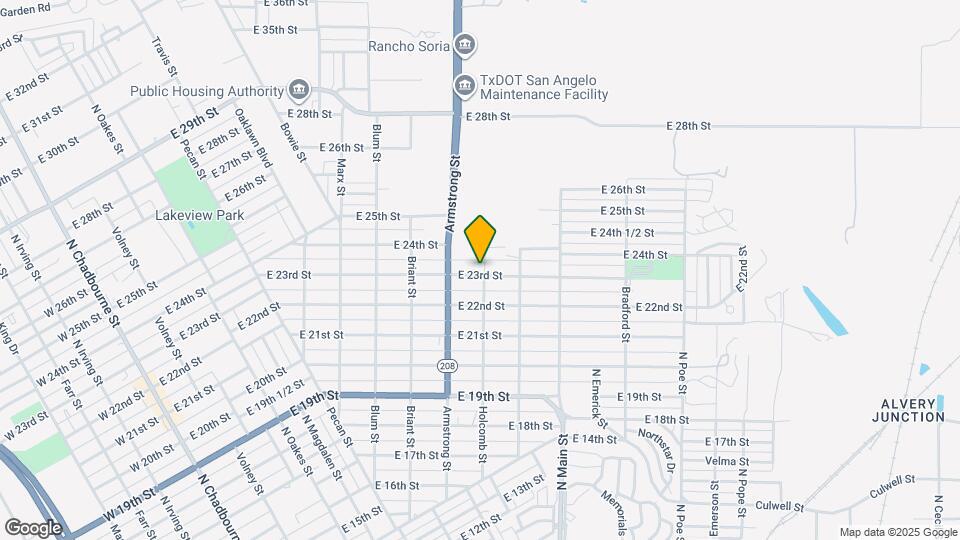 830 E 23rd St Map and Location Details