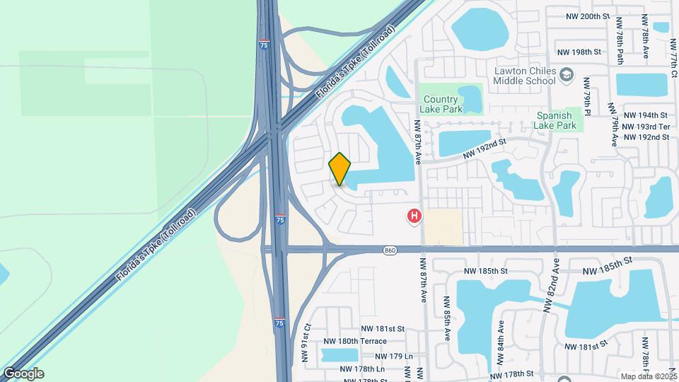 8934 NW 189th Terrace Map and Location Details