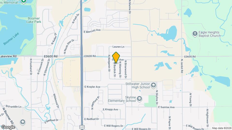 2207 N Burdick St Map and Location Details