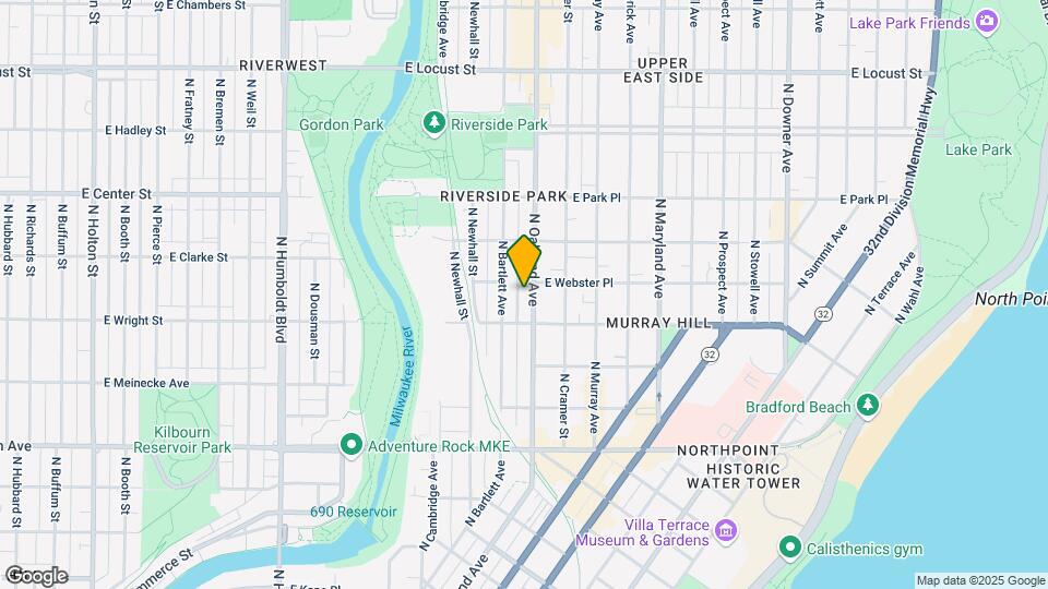 2533 N Oakland Ave Mapa y Detalles de la Ubicación