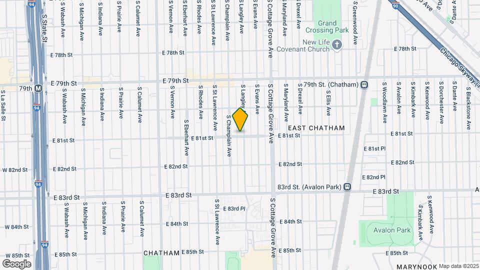 652 E 81st St Map and Location Details