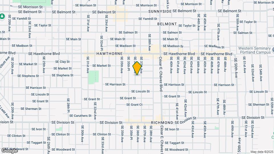 1836 SE 36th Ave Map and Location Details
