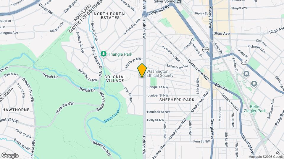 7746 16th St NW Map and Location Details