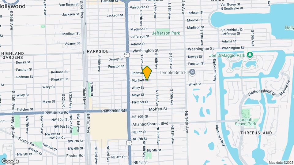 1638 Plunkett St Mapa y Detalles de la Ubicación