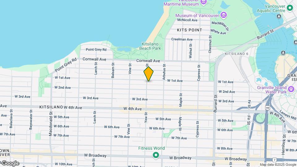 1728 Yew St Map and Location Details
