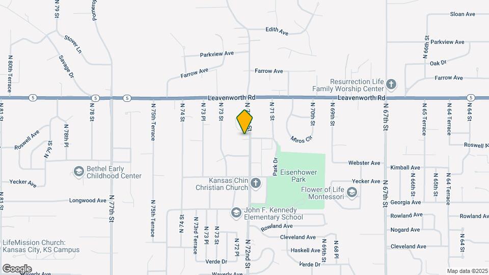 2930 N 72nd St Map and Location Details