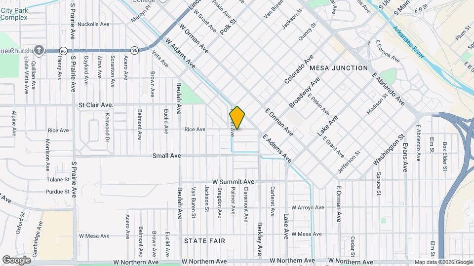 1430 Rice Ave Mapa y Detalles de la Ubicación