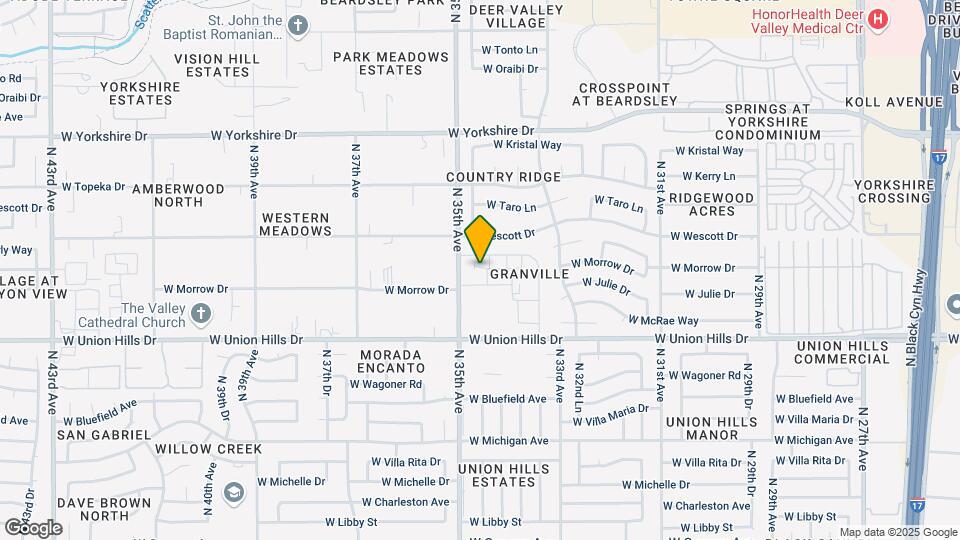 3431 W Morrow Dr Mapa y Detalles de la Ubicación